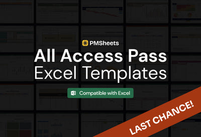 PMSheets Excel Templates All Access Pass